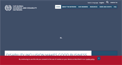 Desktop Screenshot of businessanddisability.org